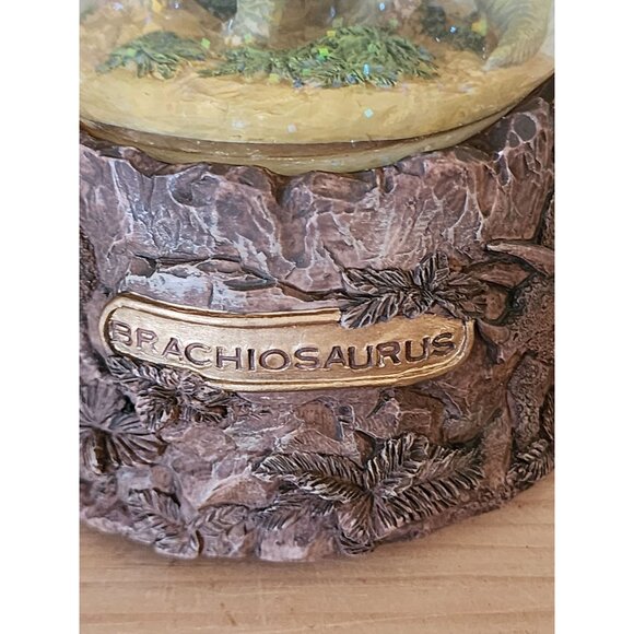 Brachiosaurus Dinosaur Snow Globe The San Francisco Music Box Company - Picture 2 of 12